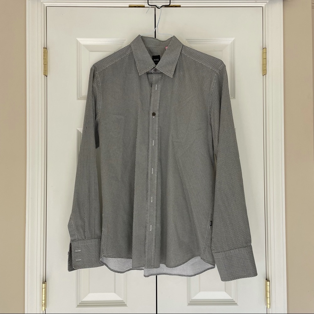 Hugo Boss Black and White Button Down